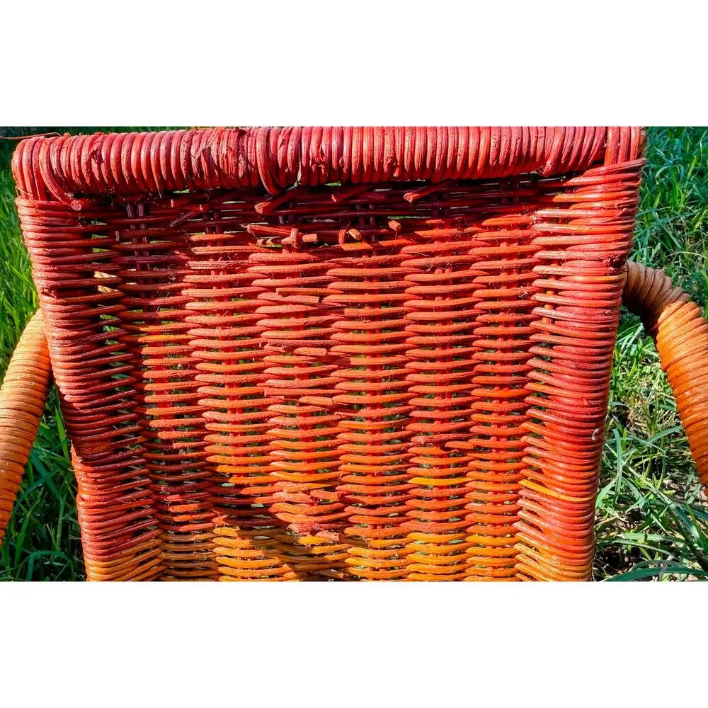 Vintage Watermelon Wicker Picnic Basket PROJECT